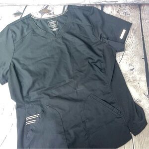 Cherokee workwear scrubs shirt large